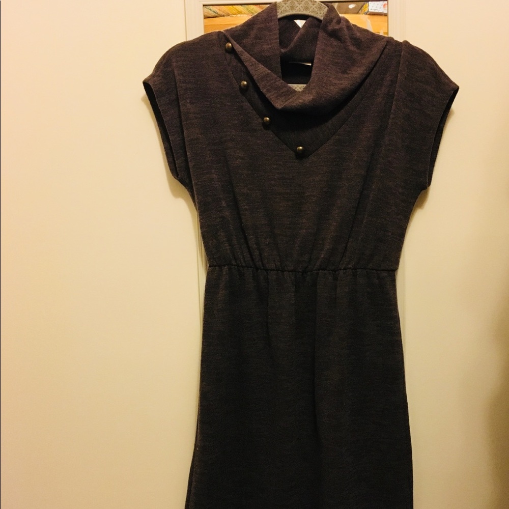 Boutique dress heathered brown